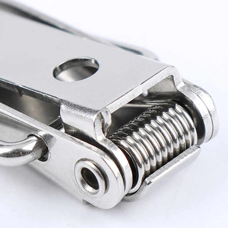 오리 마우스 버클 스테인레스 스틸 빈티지 미니 잠금 가슴 상자 선물 가방 케이스 버클 토글 걸쇠 래치 캐치 클램프, 4 개