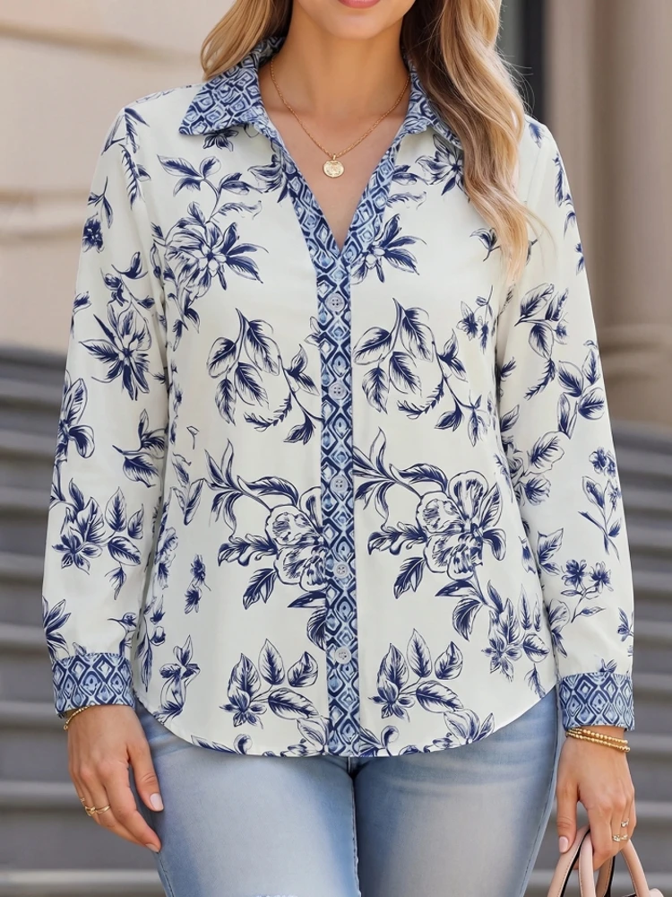 Xl Women'S Fashion - Dames Plus Size XL-4XL Casual shirt