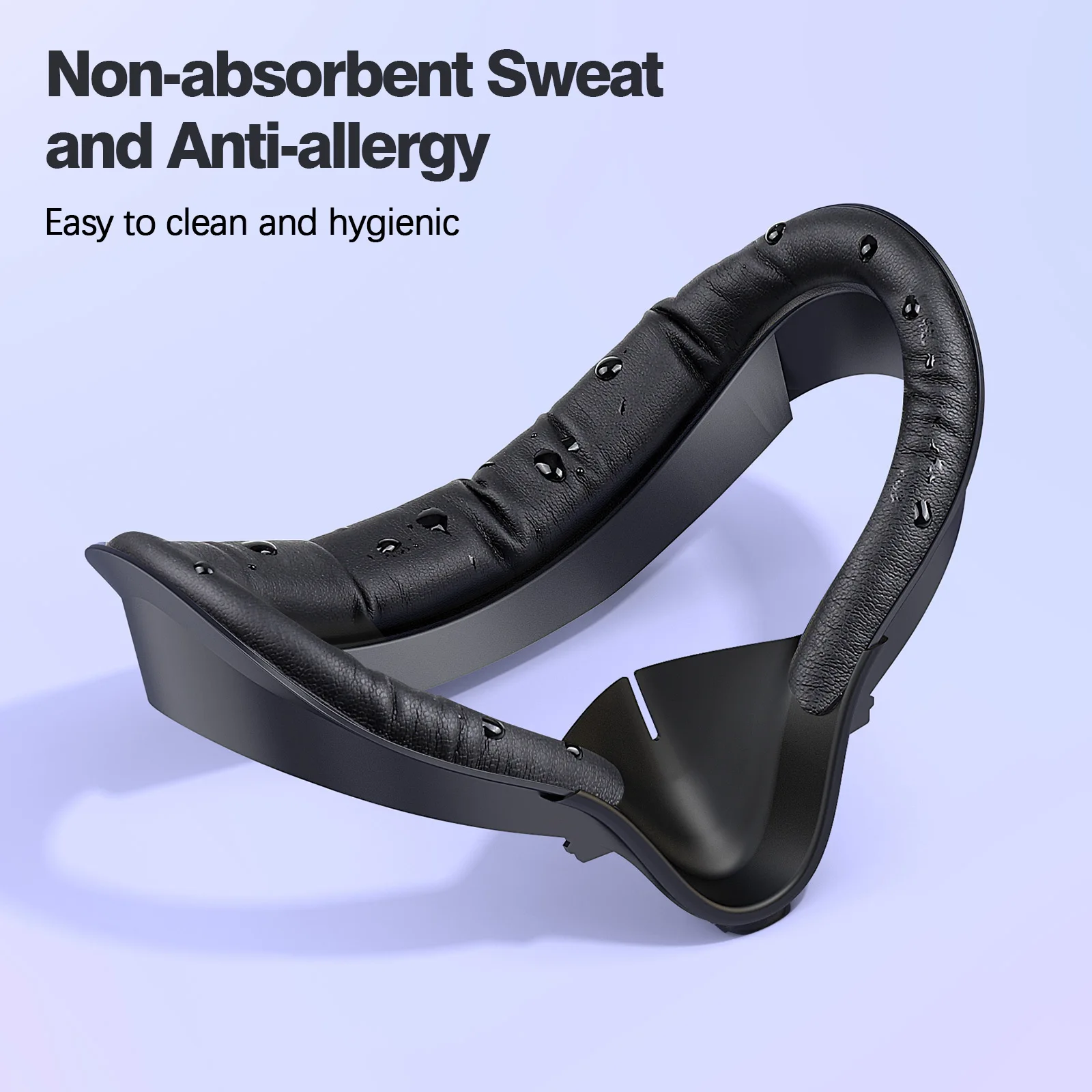 Atmungsaktive weiche Gesichtsmaske Ersatz für Oculus Quest 2/3/3S Gesichtsschnittstellenhalterung PU-Leder 3-in-1 für Meta Quest 2/3/3S – Detail 7