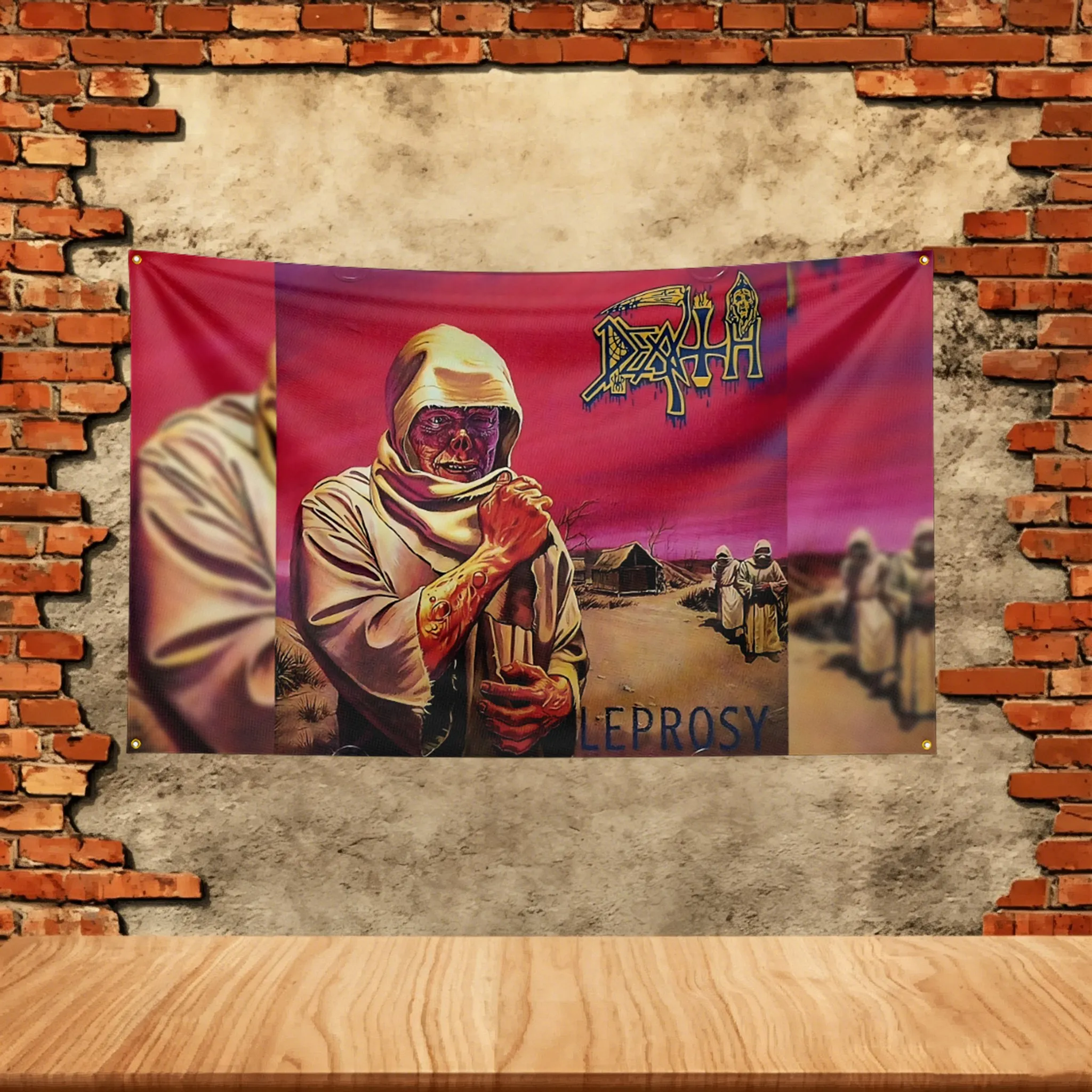 Music Band Flag 3x5ft for D-death band Fans Banner Custom any Image Garage Bedroom Living Room Dorm Wall Hanging Decor Tapestry