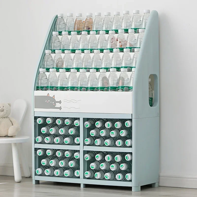 

y Plastic Children's Bookcase Baby Books Toys Storage Cabinet Floor Standing Bookshelves