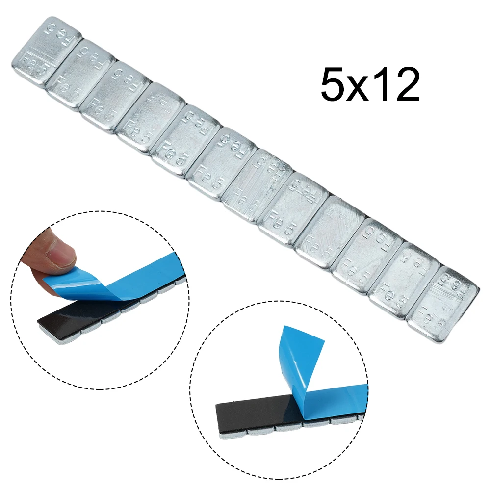 1pc 60g 5g/10g Iron Wheel Balance Weight Tire Adhesives Tyres Balancer Wheel Blocks For Car Motorcycle/bike RC Boat Aircraft - Image 3