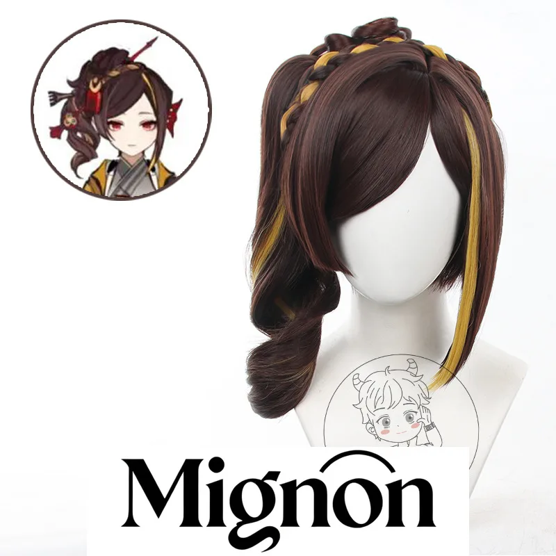 

Genshin Impact Chiori косплей парик имитация кожи головы съемный зажим хвост подарок на Хэллоуин