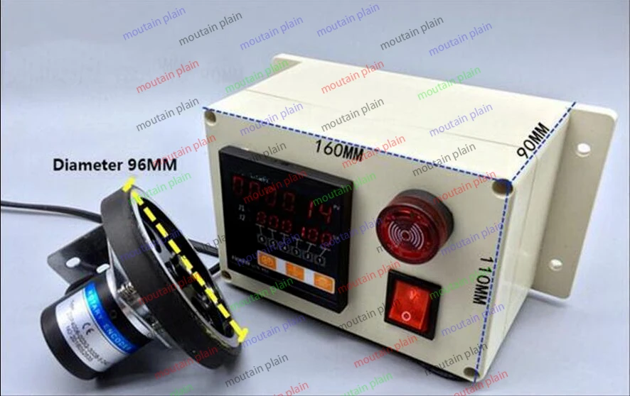 300ppr Digital Electronic Meter Counter Wheel Roll Length Measuring Meter Testing Equipment High quality Rotary Encoder