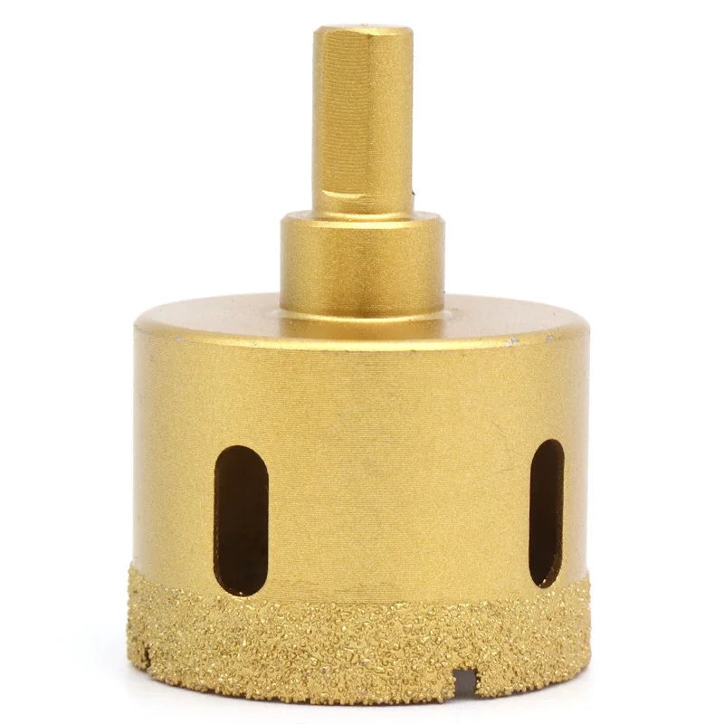1 pz 6-50mm diamante brasato nucleo trapano a umido per gres porcellanato marmo vetro granito sega a tazza accessori taglio sega