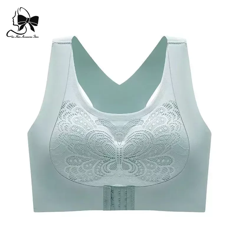 2024 New Front Closure Bras Women Sports Underwear Bralette Humpback Correct Tops Soutien Gorges Crop Top for Women