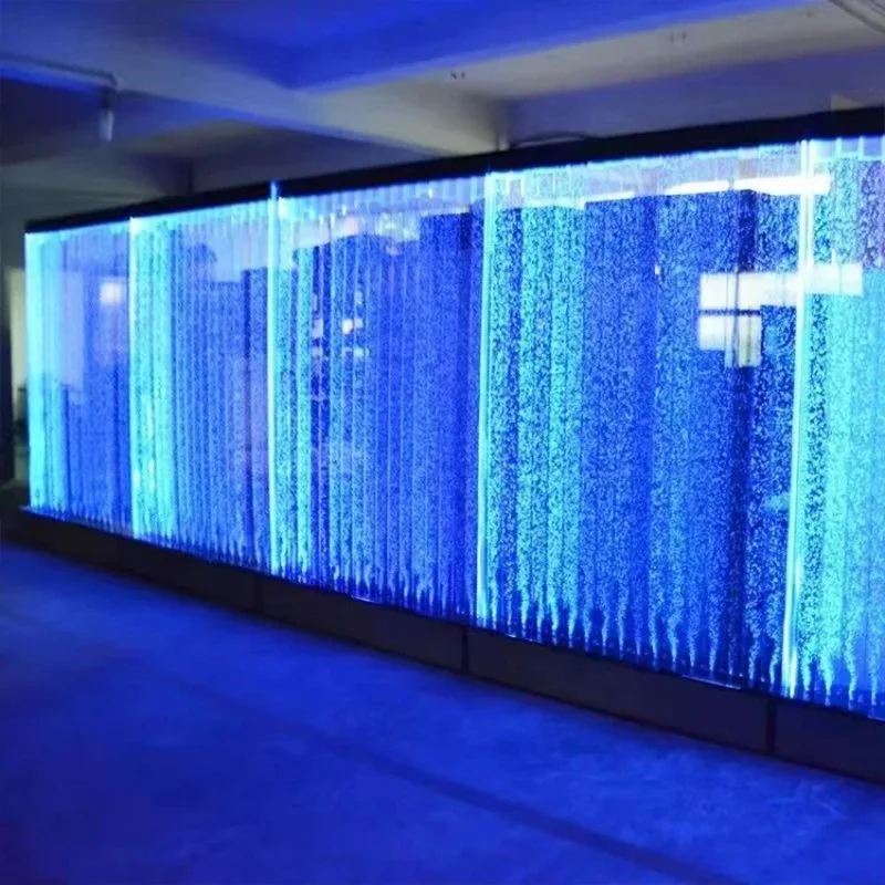 custom.High Quality YuYi YYSZG-092612 Multi-Functional Multi Design Acrylic Panel Led Bubble Fountain Wall Home Hotel
