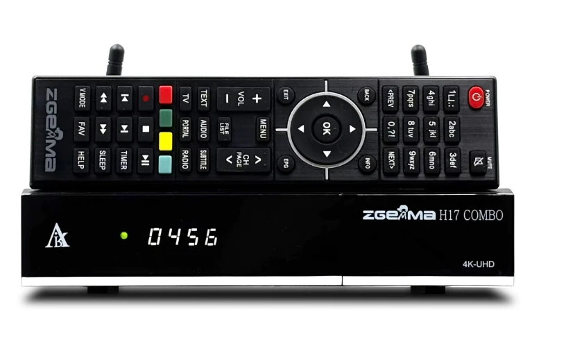 [Genuine] Newest ZGEMMA H17 COMBO Best Dual-mode Satellite TV Receiver DVB S2X+DVB T2/C 4K UHD-2160P Equipped with Enigma2 Linux