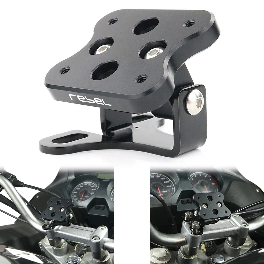 For HONDA X-ADV 750 CMX300 Rebel CMX500 CMX1100 Rebel  CT125 2020-2024  FORZA 250 NSS 2001-2008 GPS Navigation Mount Bracket