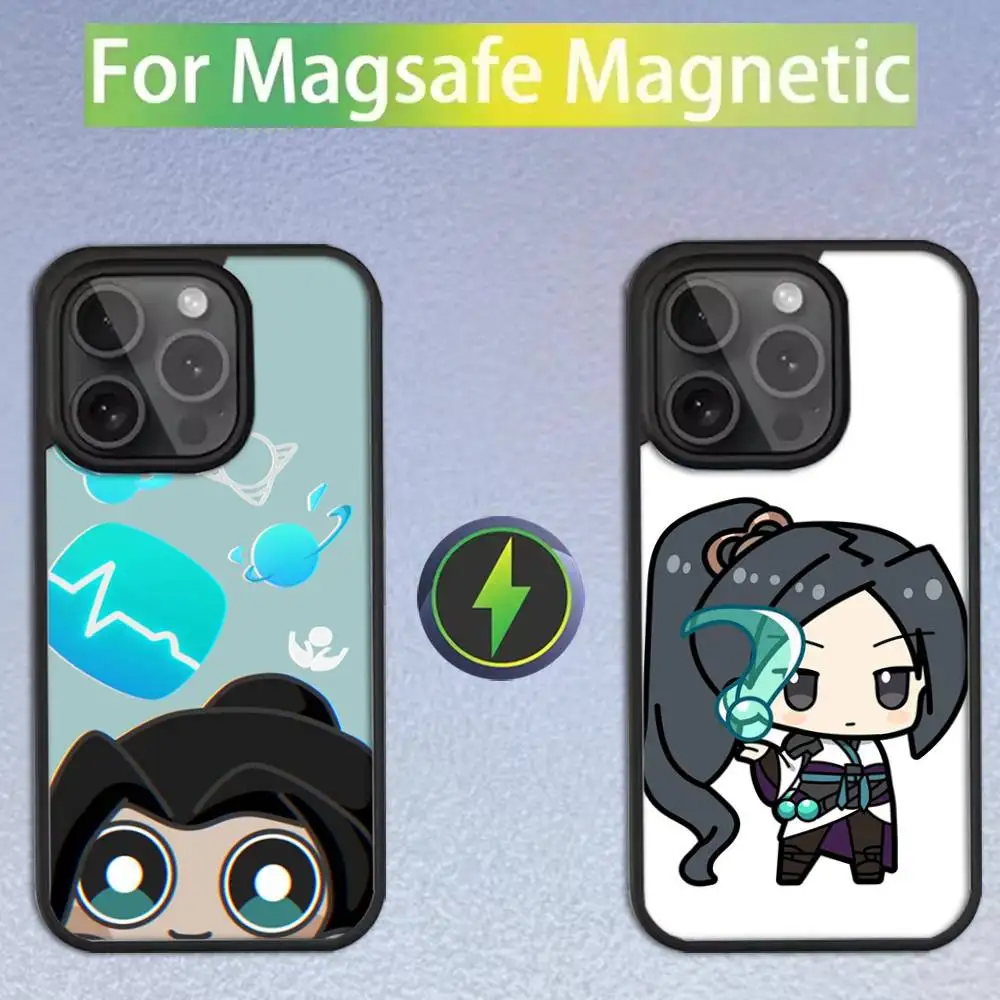 

Game V-Valorant Sage Phone Case For iPhone 16,15,14,13,12,11,Pro,Max,Plus,Mini,SE Magsafe Magnetic Wireless Charging