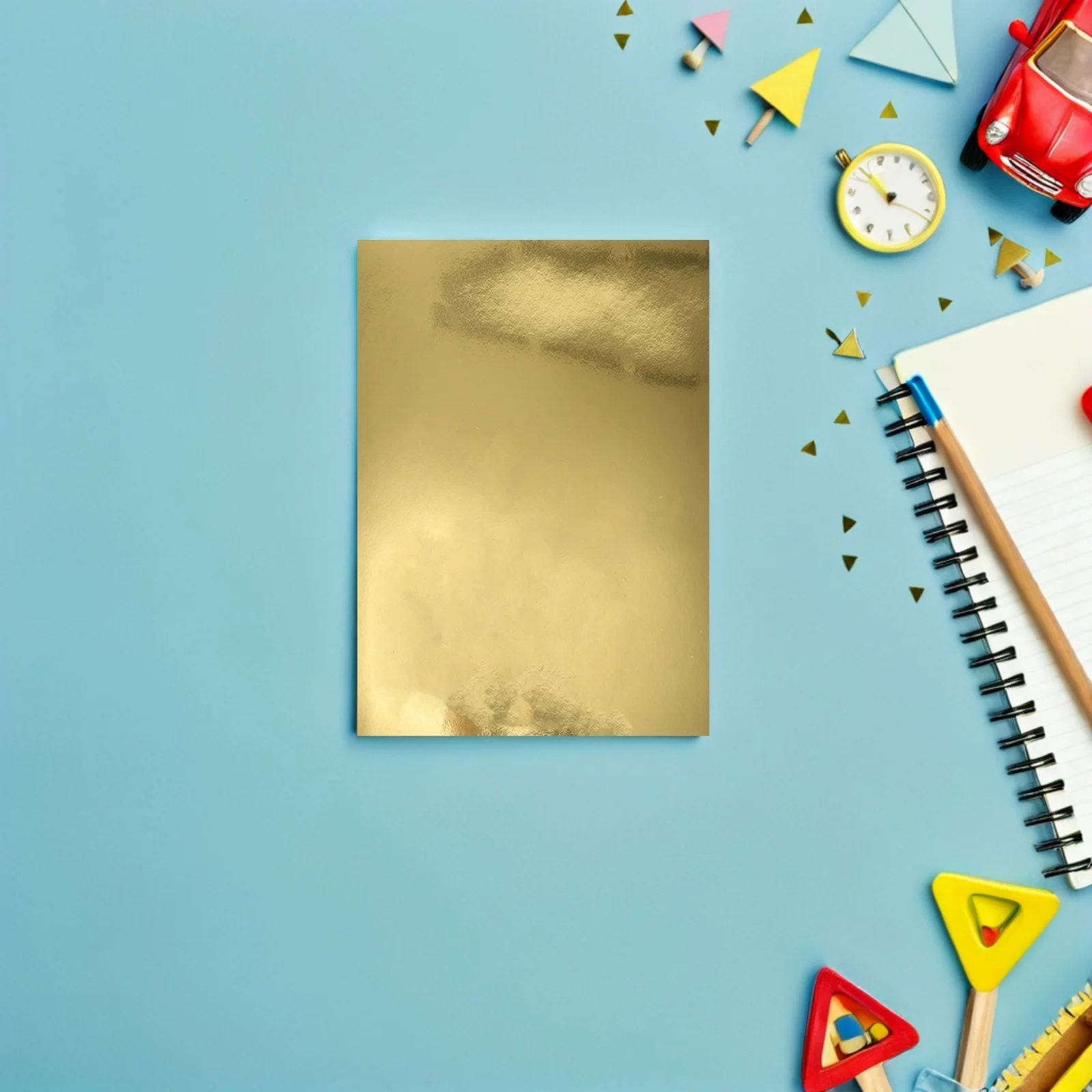 70 قطعة بطاقات مرآة ذهبية ورق معدني الملمس A5 ورقة DIY بها بنفسك ورقة الحرف بطاقة صنع لوازم سكرابوكينغ