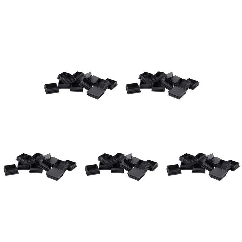 

50Mm X 50Mm Plastic Square End Blind Plugs Cap Pipe Inserts 60Pcs-B61B