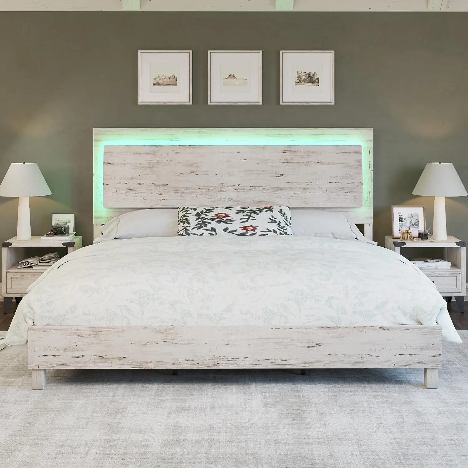 Wood Queen Bed Frame 47