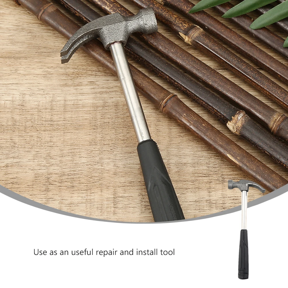 

5pcs Claw Hammer Mini Craft Hammers Small Outdoor Plastic Car Maintenance Tool Lightweight Durable Steel Repair Install DIY