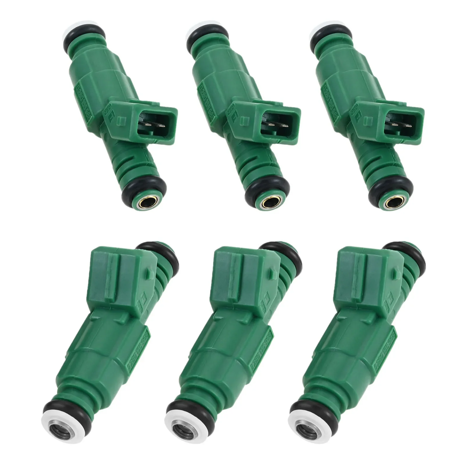 6Pcs/set Fuel Injectors Car Accessory Replace Parts 0280155968 Fit for Chevrolet Ford LS1 LS6 Bosch 42lb Motorsport Racing 440cc