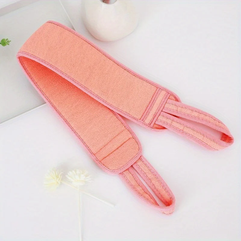 

Двусторонняя мочалка для душа - Мягкая полотенце-лента для глубокой очистки тела - Незаменимый аксессуар для ванной комнаты