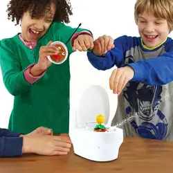 Interesting Water Spray Toy Stress-relieving Toys Remote Control Water-spraying Toilet Car Toy for Kids Funny for Christmas