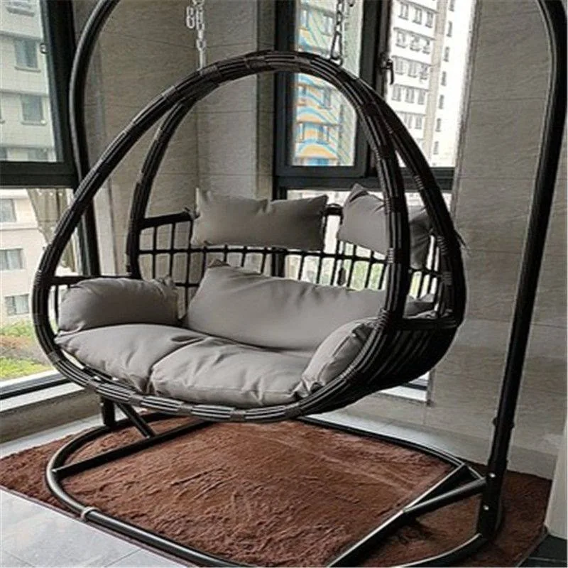 Chair Lazy Chair Indoor Hammock Household, Hanging Orchid Rocking Chair Balcony Swing Cradle Chair Patio Double Hanging Chair