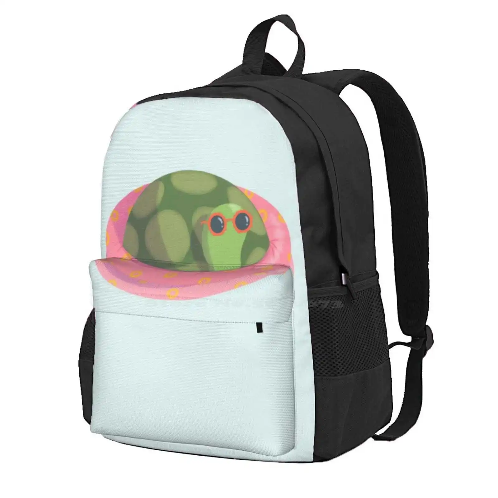 Summer Turtle Hot Sale Schoolbag Backpack Fashion Bags Summer Cute Animal Cute Turtle Pink Sunglasses