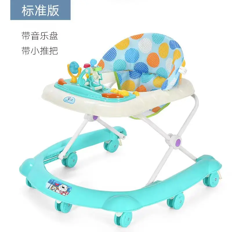 Baby walker 7-18 months anti - roll multi - function baby scooter boys and girls can be folded