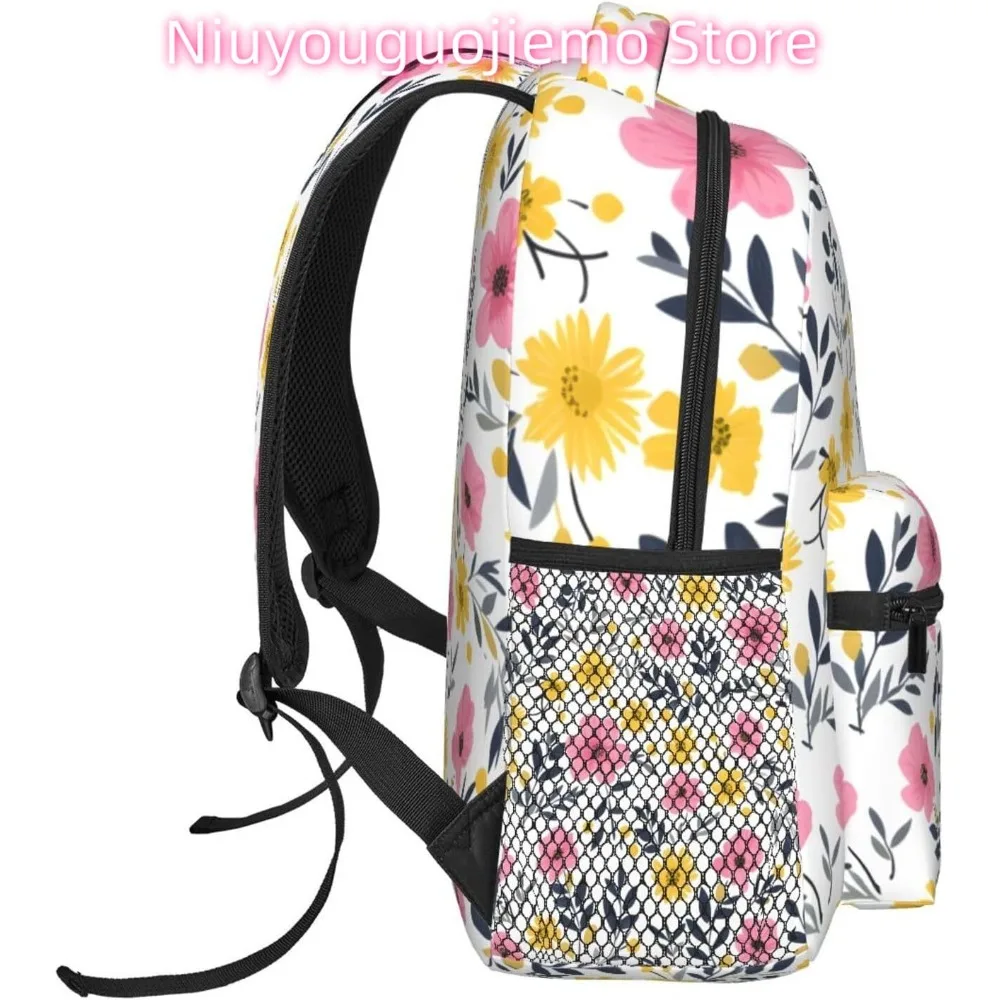 Sommer bunte Blume leichter Laptop-Rucksack leichter Mehrzweck-Reise-Casual-Tagesrucksack Unisex College-Rucksäcke für M