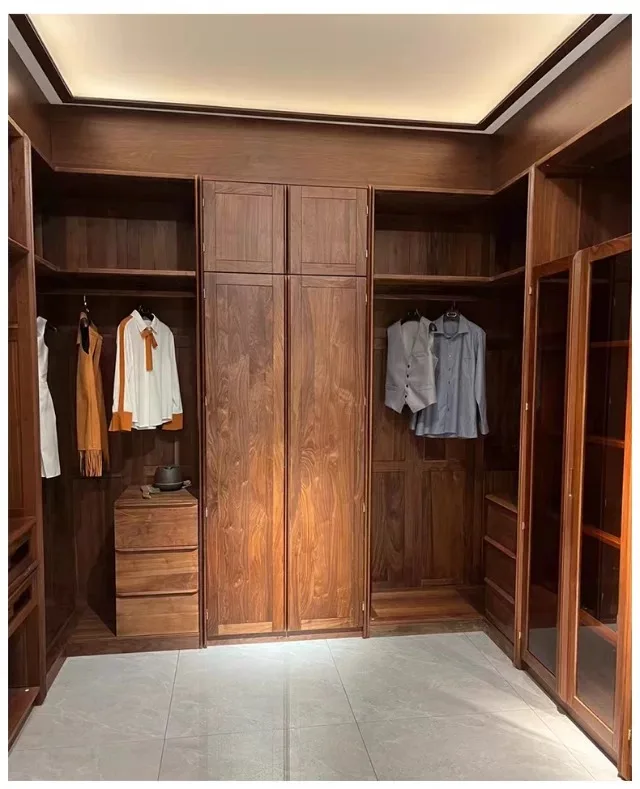 Modern Wardrobe Easy Assembly Bedroom Closet Cabinet Wholesale Wooden Clothes Storage Organizer Furniture Factory Direct