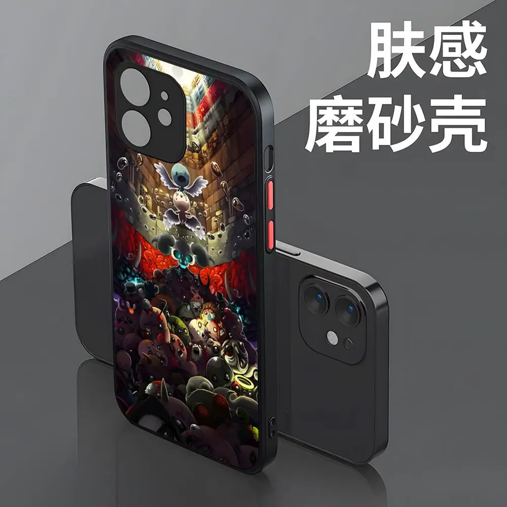 The Binding Of Isaac Phone Case Matte Transparent For IPhone 15 14 13 12 11 Pro Max X XR XS 8 SE Mini Plus Luxury Silicone Back