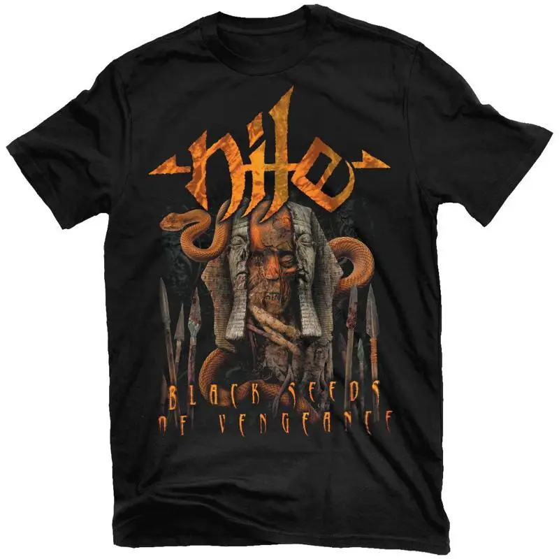 

NILE Black Seeds of Vengeance T Shirt NEW Relapse Records TS2659