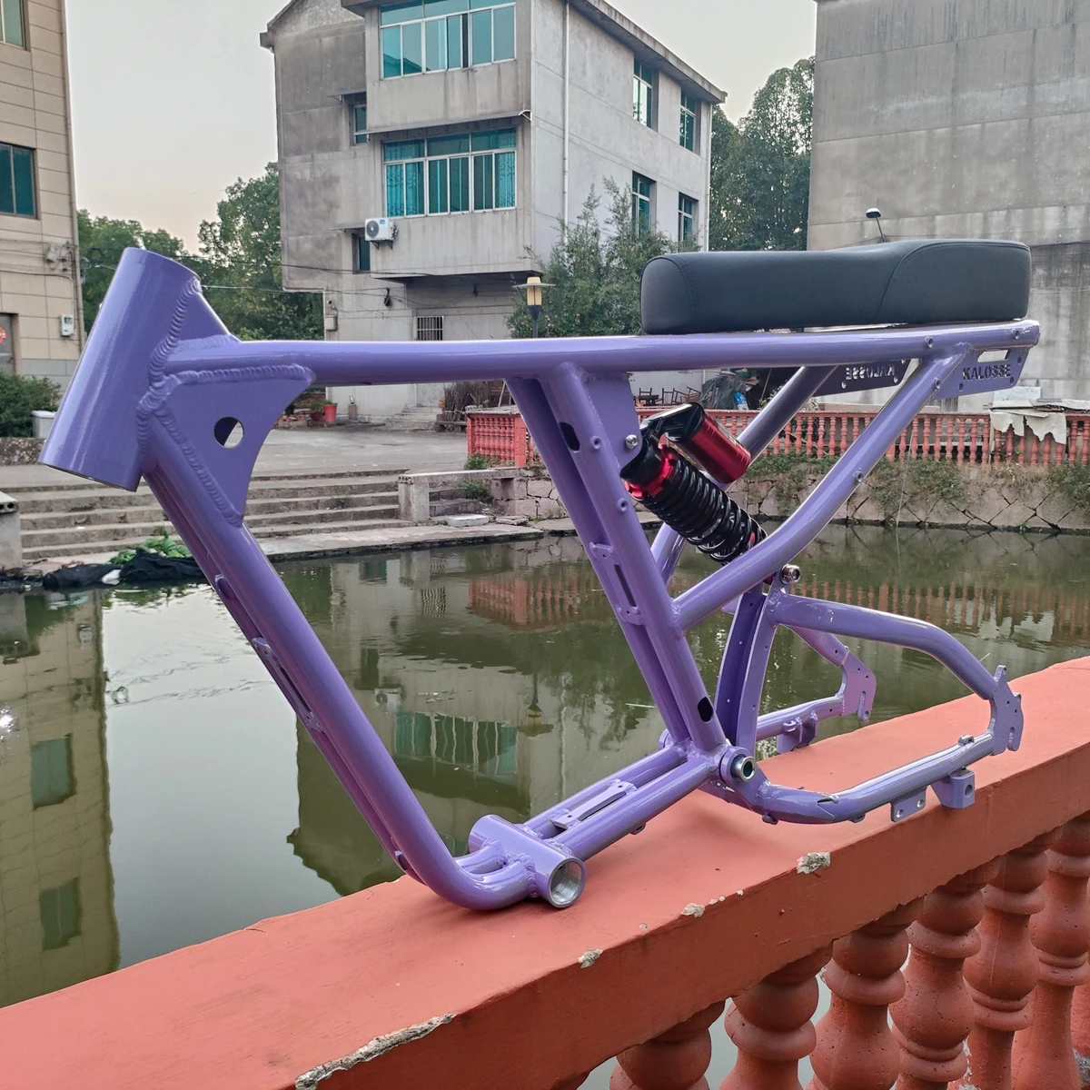 

Рама электрического пляжного велосипеда Kalosse с подвеской 270 мм, 20 дюймов, рамы электрического снежного велосипеда 20X4.0