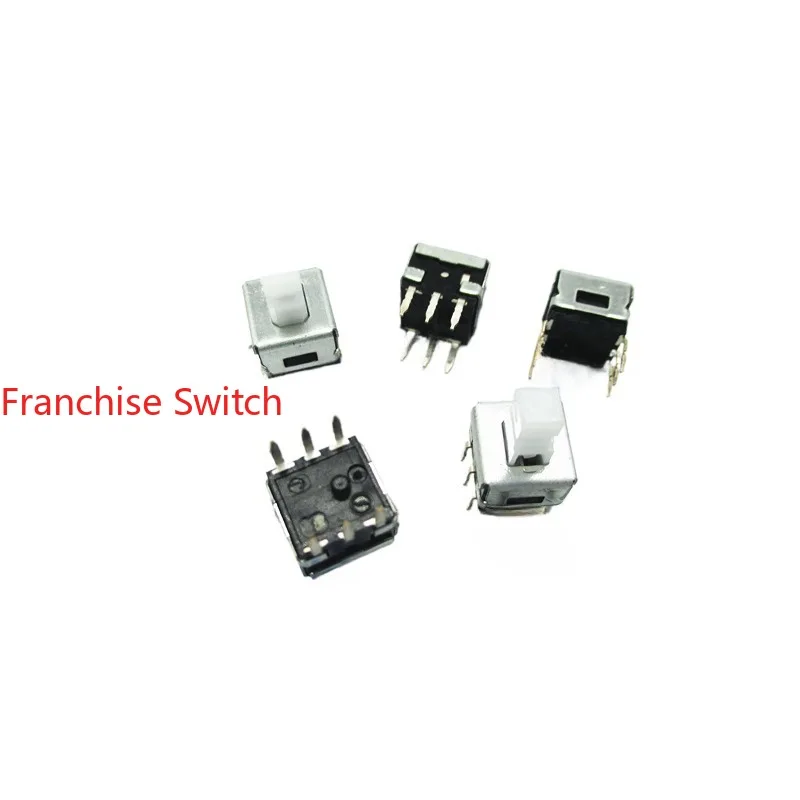 40PCS High Quality Imported 8*8mm Self-locking Switch, Tower Shape, Double Row 6-pin With Lock SF06D11B03