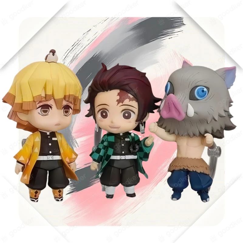 Good Smile Nendoroid Demon Slayer GSC Kamado Nezuko Tanjirou Uzui Tengen Hashibira Inosuke  Agatsuma Zenitsu Akaza Action Figure