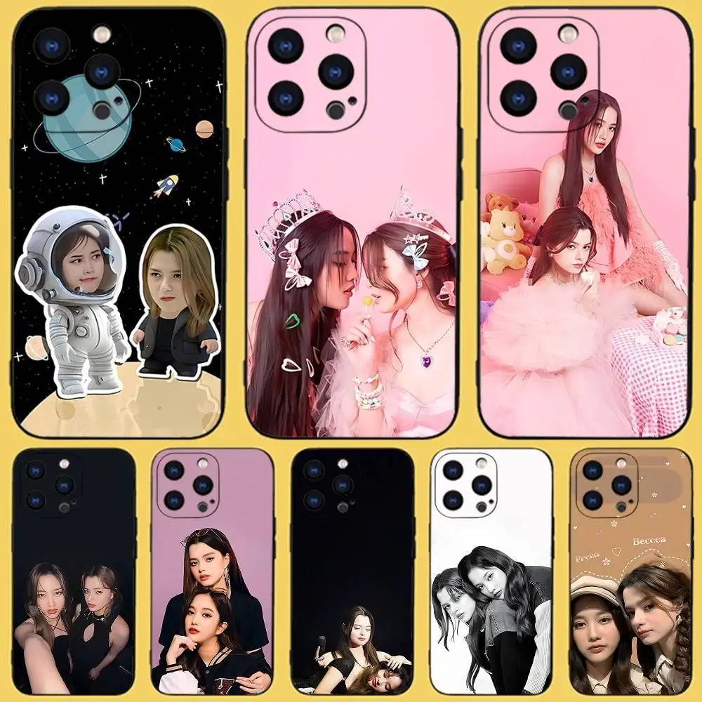 

F-Freen Pink B-Becky Phone Case For iPhone 17,16,15,14,13,12,11,Pro,Max,Plus,X,XS,SE4,E,Mini,Soft Black Case