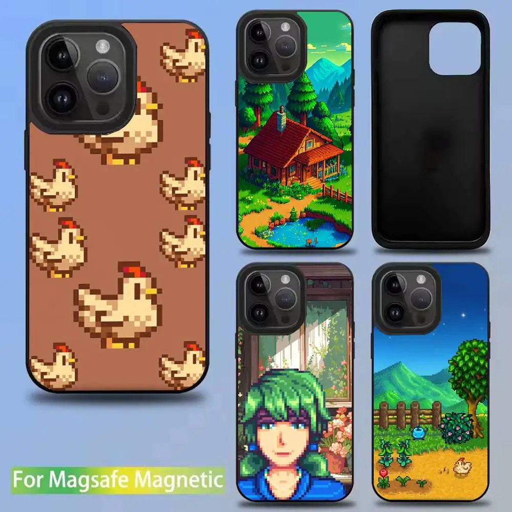 

S-stardew V-valley Phone Case For iPhone 17,16,15,14,13,12,11,Pro,Max,Plus,Mini,SE New Magsafe Magnetic Wireless Charging