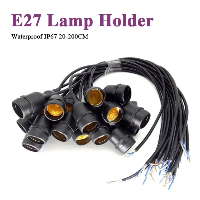 Waterproof E27 Lamp…