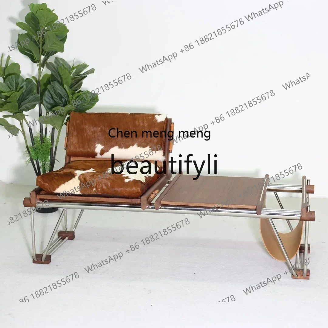 New arrive Medieval Leisure Chair Premium Retro Bench Bauhaus Designer Book and Newspaper Chair Study Balcony