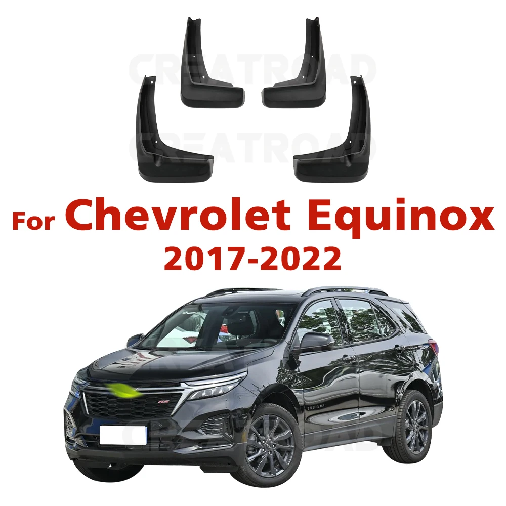 For Chevrolet Equinox 2017 2018 2019 2020 2021 2022 Fender Mudguard Mud Flaps Guard Splash Flap Mudguards Car Accessories