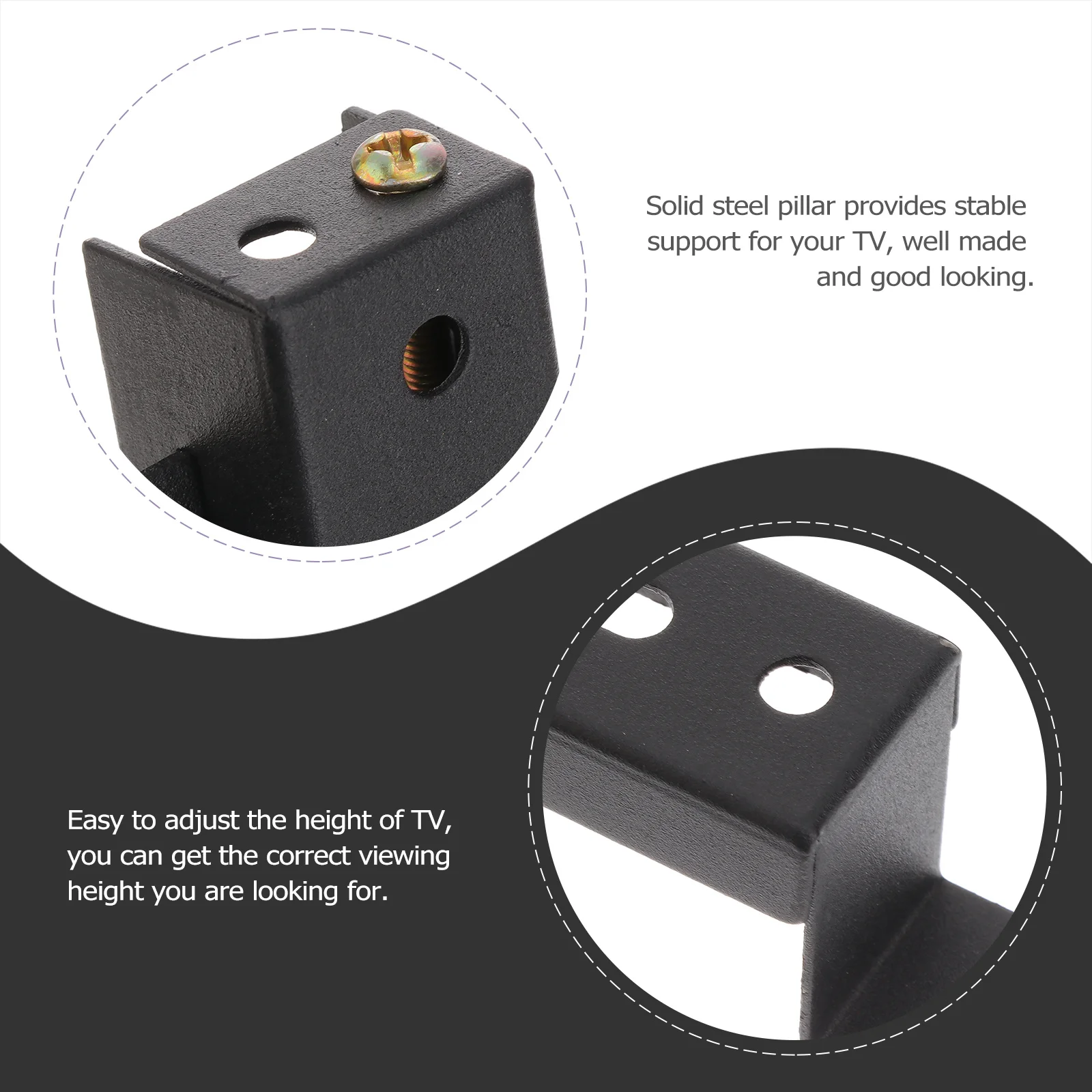 

Wall Mount Bracket 15-32 Inch Holder Simple Stable Fixed Monitor Wall Stand for Living Room Bedroom Meeting Room Coffee