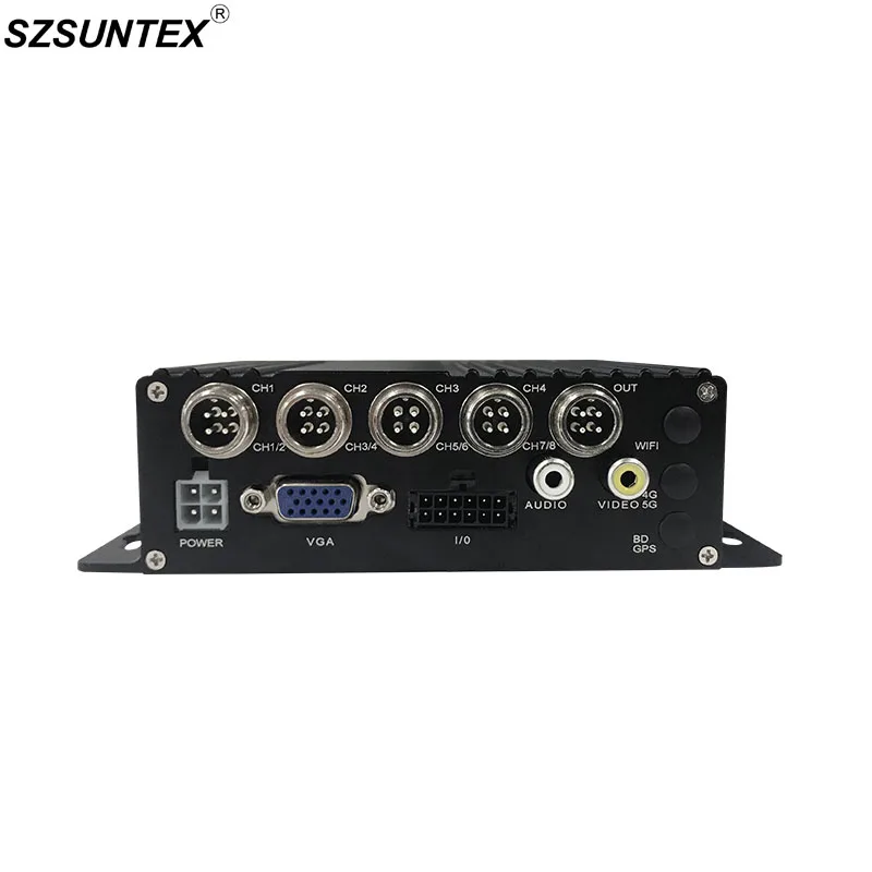 SZSUNTEX AHD 4-Ch Mobile DVR System 4g GPS Wifi Driving Recorder For Trucks Buses Vehicle Fleet Tracking Systems 4ch Mdvr Kit