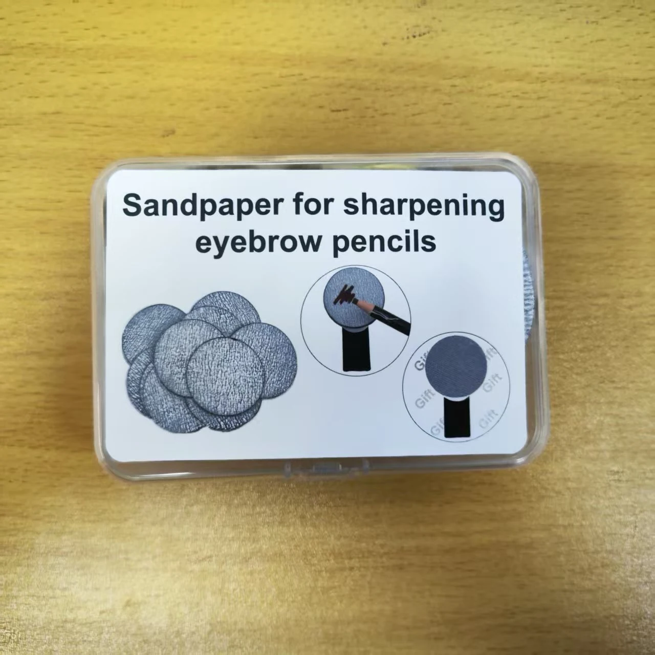 

Eyebrow Pencil Sharpener Sandpaper Polish Eyebrows Makeup Microblading Tattoo Sharpening Tip Thin Tattoo Accessories 1 box