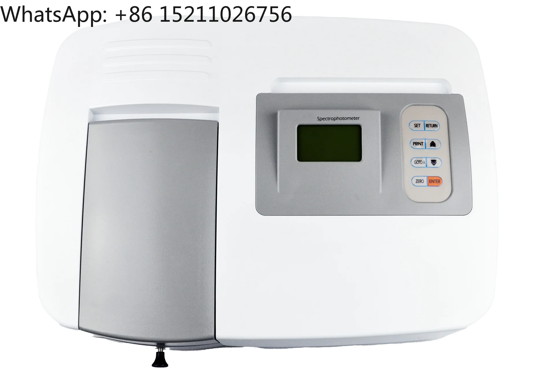 Laboratory Vis Spectrophotometer LCD Display Single Beam 325-1000nm