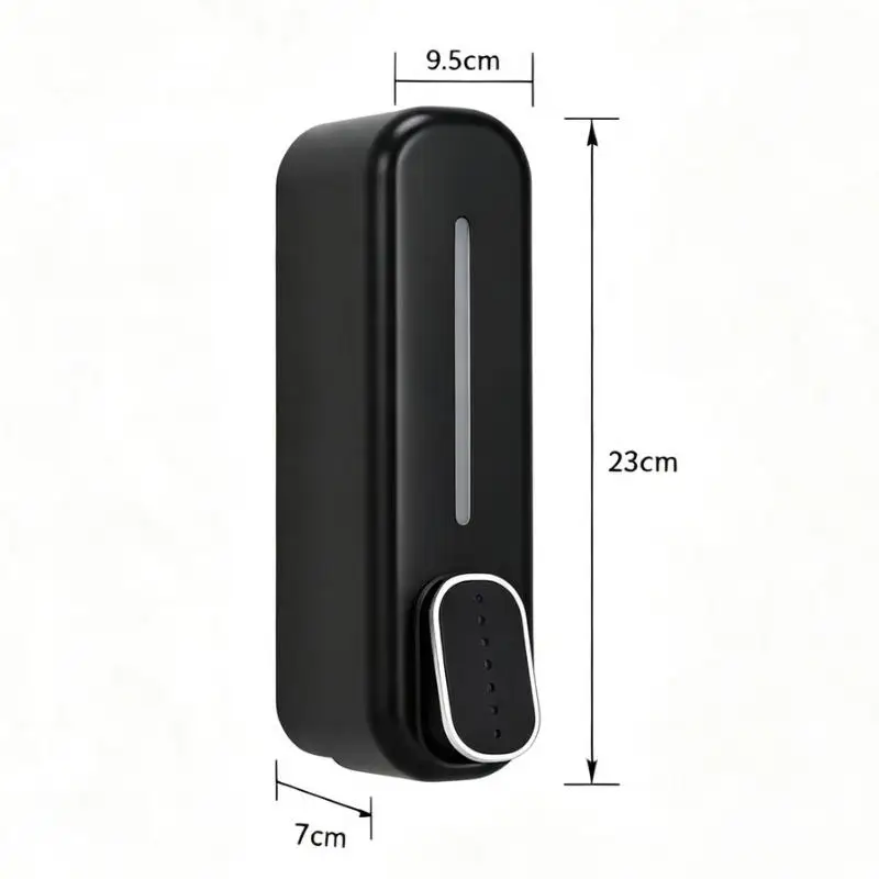 Manual Press ABS Wall‑Mounted Soap Lotion Dispenser Pump Reusable Shower Liquid Container Bathroom Home Hotel Public Restroom
