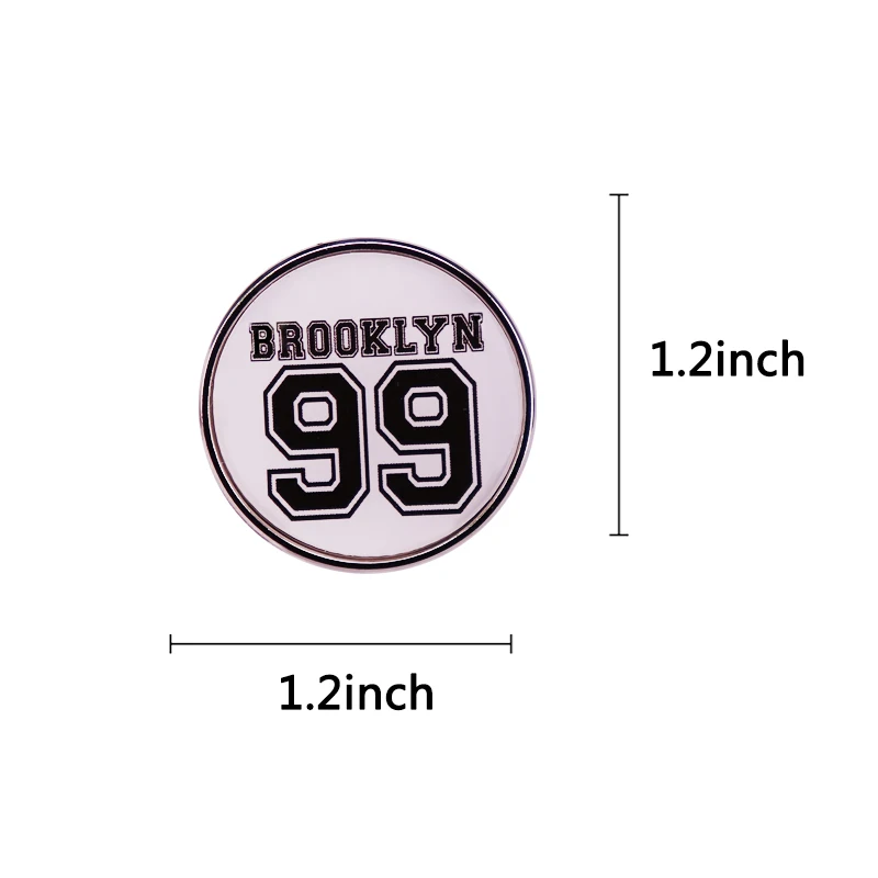 Brooklyn Nine-nine Television Show Pin 99 Design Badge view 3