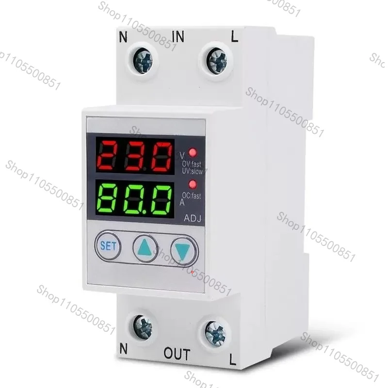 Household self-repeating over-voltage and under-voltage protector