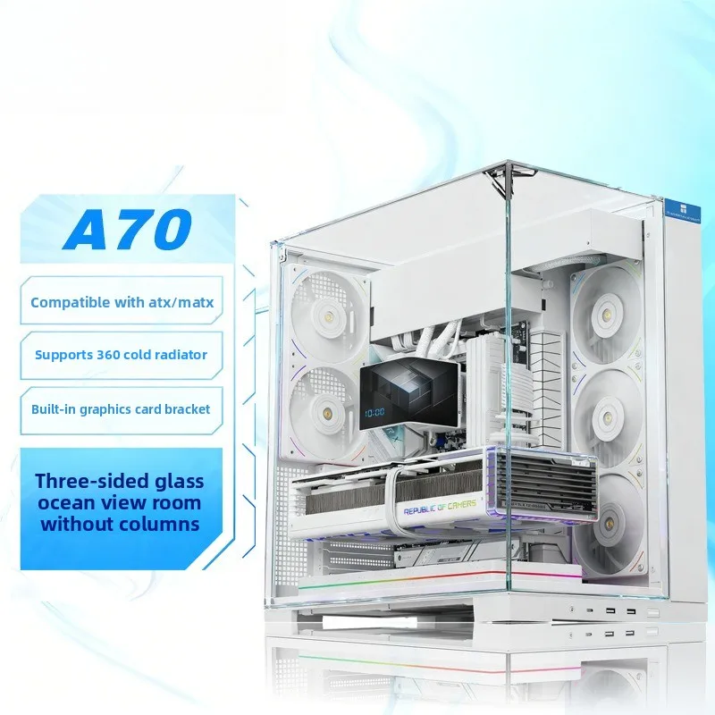 TR-A70/TR-A70 ARGB/TR-A70 VISION chassis, white panoramic three-sided sea view room
