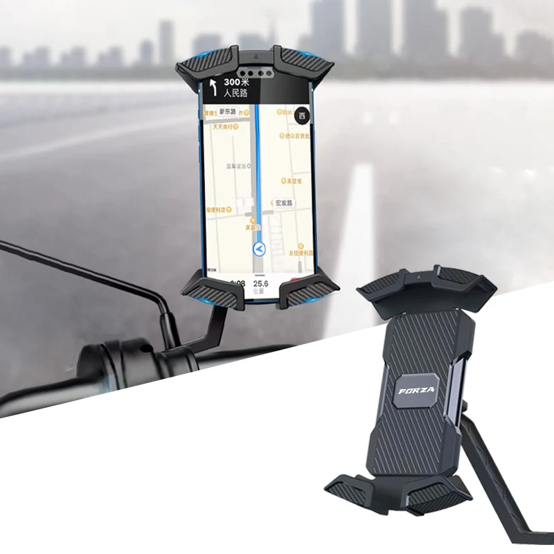 

Motorcycle Bike Phone Holder GPS Bracket Mount Clip Support Moto Mirro Handlebar Mount for Honda FORZA 125 250 300 Accessories