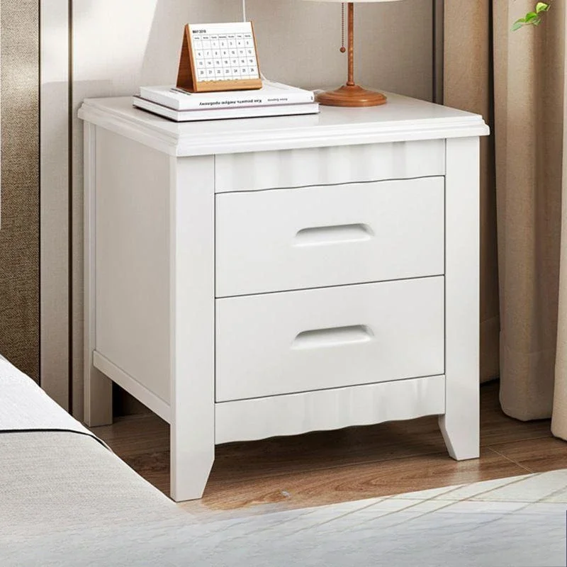 Wood Classic White Nightstands Safe Oak Cheap Salon Modern Bedsides Nightstands Bedroom Storage Mesa De Noche Home Furniture