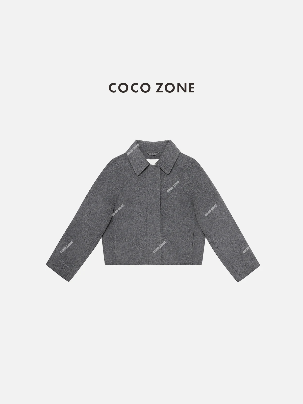 

Женская повседневная верхняя одежда Zone Pure Color, с воротником-стойкой, модная, элегантная, 24C096