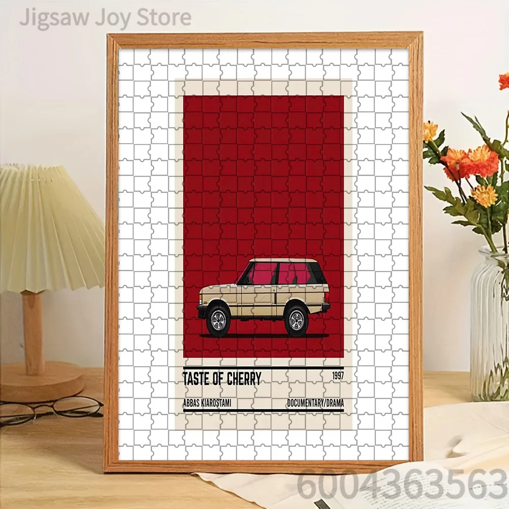 

Классический ретро-пазл из бумаги «Внедорожник 1997 года: Вкус вишни», винтажный автомобильный пазл-конструктор для взрослых, вдохновленный документальными фильмами и драмами