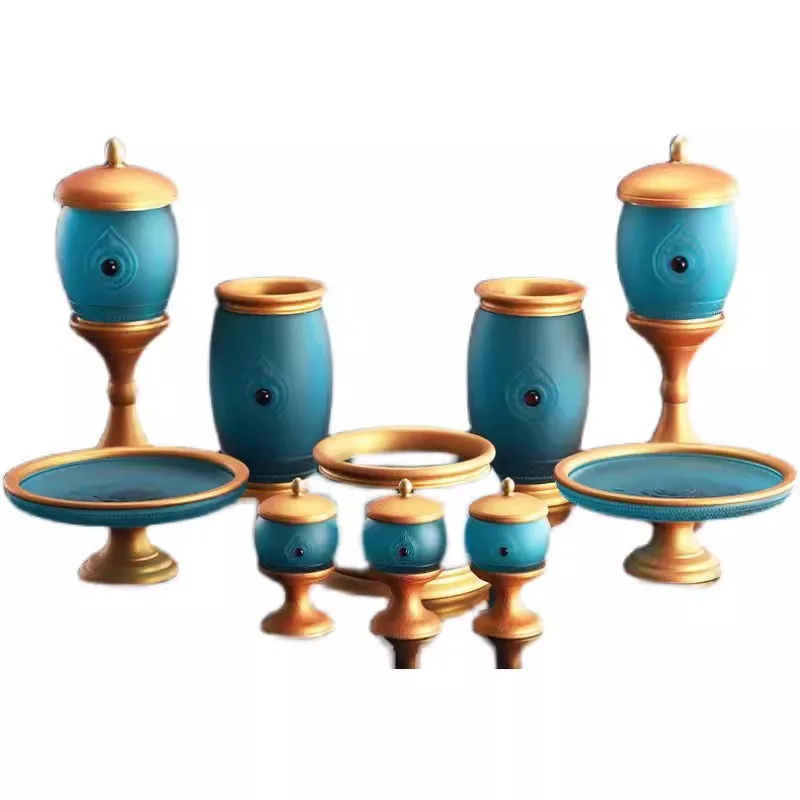 

ornament Buddha front incense burner fruit plate lamp supply vase water cup