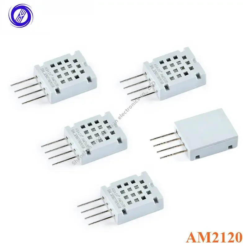 5PCS AM2120 Capacitive Digital Temperature and Humidity Sensor Module Composite Measurement Signal Single Wire Bus Output